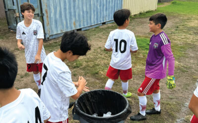 フィールドに感謝し、思いっきりプレーしよう！